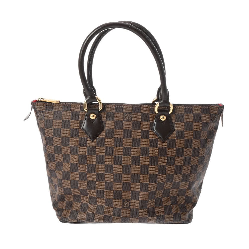 LOUIS VUITTON Damier Saleya Brown Canvas Handbag